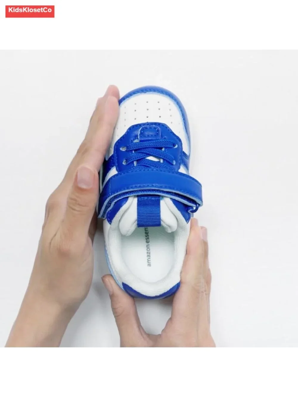 Unisex Kids Low Top Hook & Loop Court Sneakers